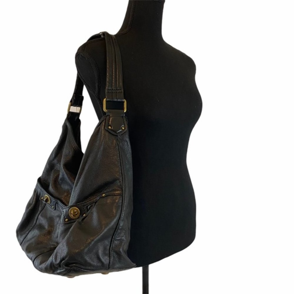 Marc BY Marc Jacobs Black Leather Shoulder Satchel